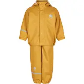 CeLaVi Regenkleding m. Bretellen - PU - Geel - - 80 - Regenkleding