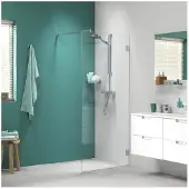 Sealskin Inloopdouche i am type a3 90x200 cm helder glas antikalk rvs look