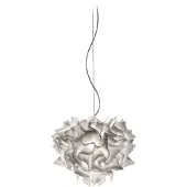 Slamp Hanglampe , VELI, dimbare, Wit, Woonkamer, Kunststof, Designer