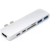 Caruba Duo hub for USB C Gray