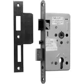 Nemef 699 Paniekdeurslot | zelfvergrendelend | DM60mm | PC72mm | krukgat 8mm | voorplaat RVS 20x235mm afgerond | zamac vernikkelde dag- en nachtschoot | DR 4 - 9069931002