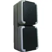 Peha SWD opbouw stopcontact dubbel verticaal - 4657961