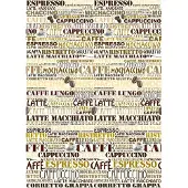W & G Koffie - Fotobehang 183 x 254 cm