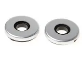 Overig Ami Deurrozet Klikrozet - Aluminium - Rond - 60mm - Zilver