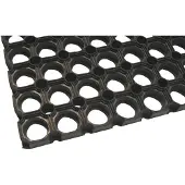 Hamat Deurmat open ringen zwart rubber L1000xB1500xS22mm