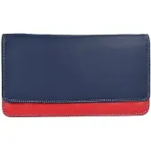 Mywalit Portemonnee lichtblauw / donkerblauw / rood