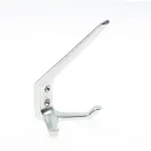 Bouwsales Hoed- en jashaak dubbel, alu/naturel 0032-01