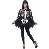 Smiffys Skeleton set (zwart en wit)
