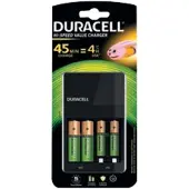 Duracell CEF14 Batterijlader NiMH AAA (potlood), AA (penlite) Incl. oplaadbare batterijen