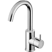 Hotbath Cobber wastafelkraan 27.8cm 1 gats met draaibare uitloop chroom