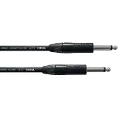 Cordial CPI 3 PP - Instrumentkabel - Jack Recht naar Jack Recht - 3 Meter - Zwart - Neutrik NP2X Stekkers - Dubbelafgeschermd