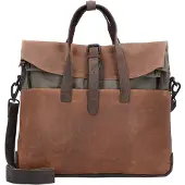 Harold's Aktentas 'Twister' bruin / karamel