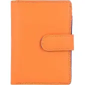 Mywalit Medium Snap portemonnee leer 13 cm oranje
