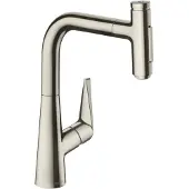 Hansgrohe Talis Select M51 - Keukenkraan M5117-H220 met uittrekbare handdouche, sBOX, RVS look 73868800