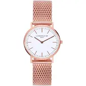 Liebeskind berlin Analoog horloge rose-goud / wit