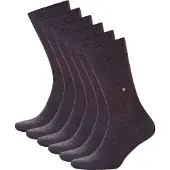 Burlington Everyday 2-Pack eenkleurig katoen multipack sokken heren grijs - maat 40-46