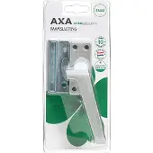 Axa raamsluiting met nok rechts aluminium F1