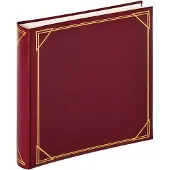 Walther design MX-200-R Standard - Classic album - Formaat 30 x 30 cm - 100 witte pagina's - Rood