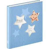 Walther design Estrella blauw 28x30,5 50 witte pagina's baby UK133L
