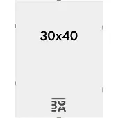 Walther design Fotolijstloze schilderijhouders (clip frame) - Frameformaat 30x40 cm - Antireflecterend Glas