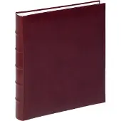 Walther design FA-373-B Classic - Classic album - Formaat 30 x 37 cm - 80 witte pagina's - Wijnrood