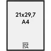 Walther design Chair - Aluminium Fotolijst - Fotomaat 21x29,7 cm (A4) - Zwart