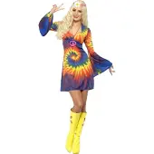 Smiffy 1960's Tie Dye kostuum vrouw