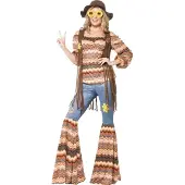 Smiffy Harmonie Hippie kostuum vrouw