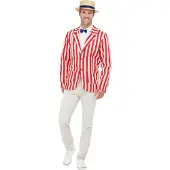 Smiffys Mary Poppins Bert kostuum (rood en wit, L)