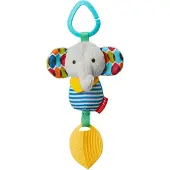 Skip Hop BANDANA BUDDIES CHIME & TEETHER TOY-ELEPHANT