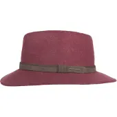 Hatland Toronto - Vilten hoed - Wijn rood - Assorti - L