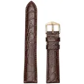 Hirsch Strap Crocograin M 12302810-1-14 (Bandbreedte: 14 mm)