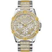 GUESS W0799G4 Gouden Tone Frontier herenhorloge