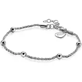 Zinzi zilveren fantasie armband 17,5-20,5cm ZIA1128