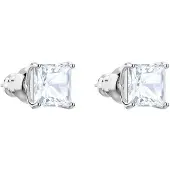Swarovski Oorbellen 'Stilla' zilver / transparant