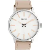 Oozoo Timepieces Roze/Zilverkleurig horloge C10031 (45 mm)