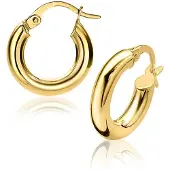 Zinzi Jewels 14 Karaat Gouden Oorbellen ZGO129