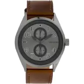 Oozoo Timepieces C10028 Bruin Grijs Horloge 42mm