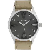 Oozoo Timepieces Bruin/Grijs horloge C10021 (46 mm)