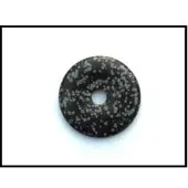 Ruben Robijn Donut 3 cm obsidiaan sneeuwvlok 1st -