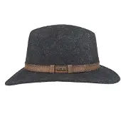Hatland Stanfield - Vilten hoed - Antraciet - XL