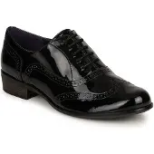 Clarks Hamble Eiken Zwarte Lak Schoenen