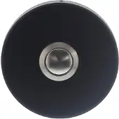 Intersteel Deurbel rond verdekt ø53x10mm - RVS/mat zwart