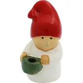 Rörstrand Santa beeldje wit
