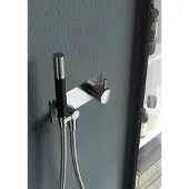 Hotbath Inbouw douchemengkraan cobber incl. Doucheslang en handdouche geborsteld nikkel