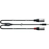 Cordial 3 M REAN JACKPLUG 3,5 MM/2X XLR M