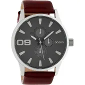 Oozoo Timepieces Bruin horloge C10348 (48 mm)
