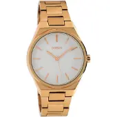 Oozoo Timepieces Rosegoudkleurig/Wit horloge C10343 (34 mm)