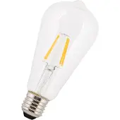 Bailey LED lamp E27 | Edison ST64 | Sensorlamp dag/nacht | Filament | Helder | 2700K | 4W