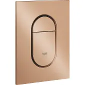 GROHE Bedieningsplaat arena cosmopolitan s dualflush 3x17,2 cm warm sunset geborsteld